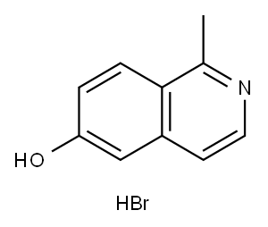 1-METHYL-6-ISOQUINOLINOL HYDROBROMIDE,2155850-96-5,结构式