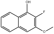 2-Fluoro-3-methoxynaphthalen-1-ol Structure