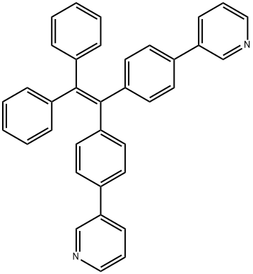 3,3'-((2,2-diphenylethene-1,1-diyl)bis(4,1-phenylene))dipyridine Structure