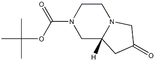 (R)-2-BOC-六氢吡咯并[1,2-A]吡嗪-7(6H)-酮, 2166265-55-8, 结构式