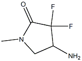 4-amino-3,3-difluoro-1-methylpyrrolidin-2-one Structure