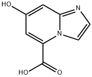 7-hydroxyimidazo[1,2-a]pyridine-5-carboxylic acid 结构式