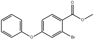 Benzoic acid, 2-bromo-4-phenoxy-, methyl ester,2170880-59-6,结构式