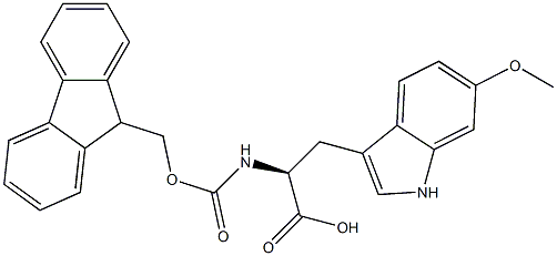 N-Fmoc-6-Methoxy-L-tryptophan, 2173568-57-3, 结构式