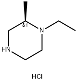 (R)-1-乙基-2-甲基哌嗪二盐酸盐, 2173637-45-9, 结构式