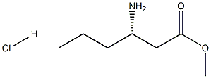 METHYL (3S)-3-AMINOHEXANOATE HCl Struktur