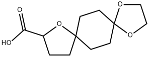 1,4,9-Trioxa-dispiro[4.2.4.2]tetradecane-10-carboxylic acid*,2177264-83-2,结构式