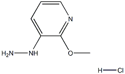 3-Hydrazinyl-2-methoxypyridine hydrochloride, 2197052-92-7, 结构式