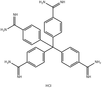 (methanetetrayltetrakis(benzene-4,1-diyl))tetrakis(aminomethaniminium),2205867-69-0,结构式