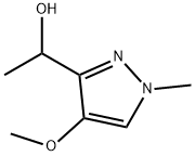 1-(4-Methoxy-1-methyl-1H-pyrazol-3-yl)ethanol Structure