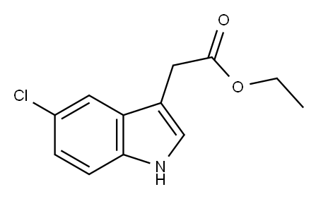 Ethyl 5-Chloroindole-3-acetate Structure