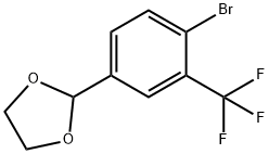 2-[4-Bromo-3-(trifluoromethyl)phenyl]-1,3-dioxolane|2-[4-溴-3-(三氟甲基)苯基]-1,3-二氧戊环