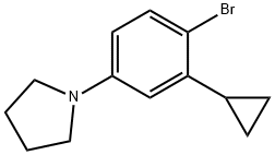 2222937-27-9 1-(4-bromo-3-cyclopropylphenyl)pyrrolidine