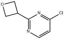 4-chloro-2-(oxetan-3-yl)pyrimidine Struktur