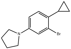 2222938-01-2 1-(3-bromo-4-cyclopropylphenyl)pyrrolidine