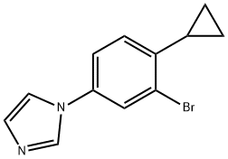 2222938-02-3 1-(3-bromo-4-cyclopropylphenyl)-1H-imidazole