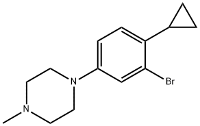 2222938-17-0 1-(3-bromo-4-cyclopropylphenyl)-4-methylpiperazine