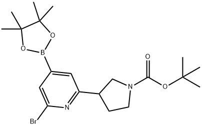 2223003-70-9 2-Bromo-6-(N-Boc-Pyrrolidin-3-yl)pyridine-4-boronic acid pinacol ester