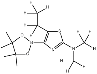 (5-Ethyl-2-dimethylamino-d11)-thiazole-4-boronic acid pinacol ester|