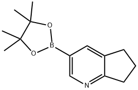3-(4,4,5,5-tetramethyl-1,3,2-dioxaborolan-2-yl)-6,7-dihydro-5H-cyclopenta[b]pyridine
