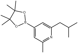 2-Methyl-6-(iso-butyl)pyridine-4-boronic acid pinacol ester|