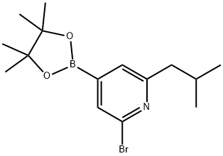 2-Bromo-6-(iso-butyl)pyridine-4-boronic acid pinacol ester|