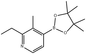 3-Methyl-2-ethylpyridine-4-boronic acid pinacol ester Structure