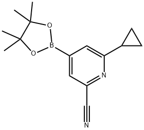 2223046-66-8 6-cyclopropyl-4-(4,4,5,5-tetramethyl-1,3,2-dioxaborolan-2-yl)picolinonitrile