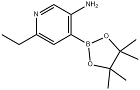 3-Amino-6-ethylpyridine-4-boronic acid pinacol ester,2223053-66-3,结构式