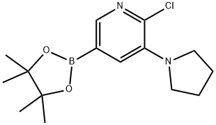 2223054-40-6 6-Chloro-5-(pyrrolidino)pyridine-3-boronic acid pinacol ester