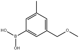 3-Methyl-5-(methoxymethyl)phenylboronic acid Struktur