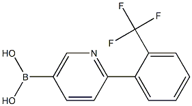 2-(2-Trifluoromethylphenyl)pyridine-5-boronic acid Struktur