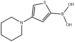 (4-(哌啶-1-基)噻吩-2-基)硼酸, 2225173-70-4, 结构式