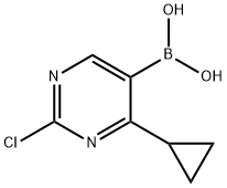 2-Chloro-4-(cyclopropyl)pyrimidine-5-boronic acid|