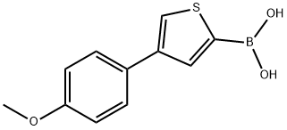 4-(4-Methoxyphenyl)thiophene-2-boronic acid Structure