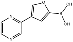 4-(Pyrazin-2-yl)furan-2-boronic acid Struktur