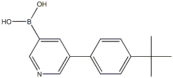 5-(4-tert-Butylphenyl)pyridine-3-boronic acid Structure