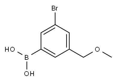 (3-溴-5-(甲氧基甲基)苯基)硼酸, 2225179-17-7, 结构式