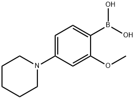 2-Methoxy-4-(piperidin-1-yl)phenylboronic acid Struktur