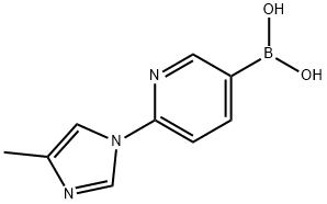 2-(4-Methylimidazol-1-yl)pyridine-5-boronic acid Struktur