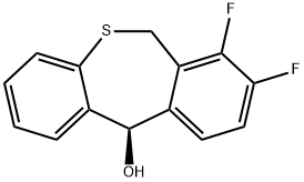 (R)-7,8-二氟-6,11-二氢二苯并[B,E]噻吩-11-醇, 2227197-52-4, 结构式