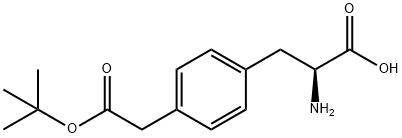 (S)-2-amino-3-(4-(2-tert-butoxy-2-oxoethyl)phenyl)propanoic acid Struktur