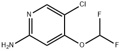 5-氯-4-(二氟甲氧基)吡啶-2-胺, 2231672-98-1, 结构式