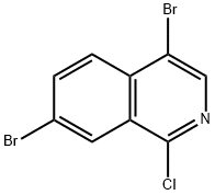 4,7-dibromo-1-chloroisoquinoline Structure