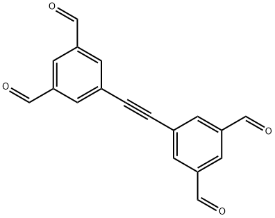5,5'-(ethyne-1,2-diyl)diisophthalaldehyde Struktur