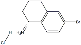 (R)-6-溴-1,2,3,4-四氢萘-1-胺盐酸盐,2241594-26-1,结构式