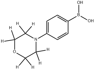 (4-(morpholino-d8)phenyl)boronic acid Structure