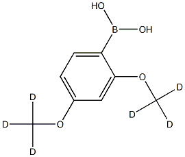 (2,4-bis(methoxy-d3)phenyl)boronic acid Struktur