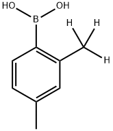 2,4-二甲基苯基硼酸-D3 结构式