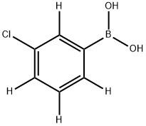(3-chlorophenyl-2,4,5,6-d4)boronic acid Struktur
